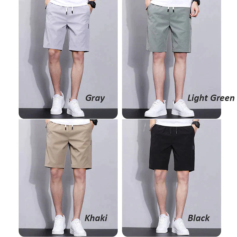Men’s Ice Silk Casual Breathable Shorts